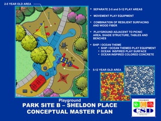 Sheldon Ridge Master Plan Cosumnes CSD - Sheldon Place Park Conceptual Master Plan | PPT