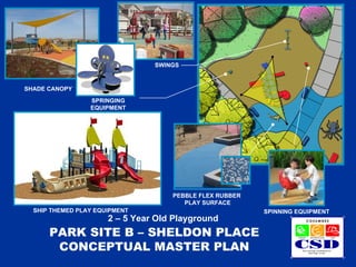 Sheldon Ridge Master Plan Cosumnes CSD - Sheldon Place Park Conceptual Master Plan | PPT