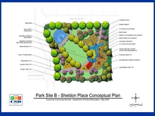 Cosumnes CSD - Sheldon Place Park Conceptual Master Plan | PPT