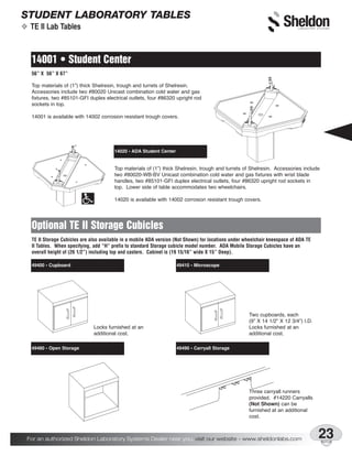 Rod Socket Lab Table Sheldon Science Lab Furniture Planning Guide | PDF