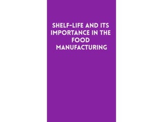 shelf life testing laboratory