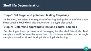 Shelf Life Study Example Shelf life determination and monitoring.ppt