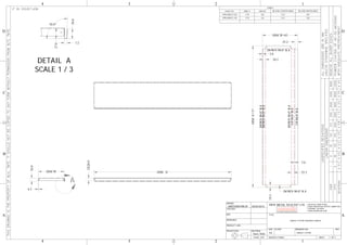 DETAIL A
SCALE 1 / 3
4 3 2 1
D
C
B
A
4 3 2 1
D
C
B
A
SHEET 1 OF 1
DRAWN
CHECKED
KARTHIKEYAN M
TITLE
SHELF UTYPE DOUBLE SHELF
SIZE
TMTE METAL TECH PVT LTD.
REV
PROJECTION
SCALE: NTS
Steel, Mild
MATERIAL
NO.25-A/2, DAIRY ROAD ,
SIDCO INDUSTRIAL ESTATE, AMBATTUR,
CLIENT
A4
MFG
APPROVED
DRAWING NO.
PRODUCT LINE
05/02/2014
-SHELF UTYPE
SURFACE FINISH:
DONRACKS
one stop storage solutions
CHENNAI - 98, INDIA.
WWW.DONRACKS.COM
UNSPECIFIEDDEVIATIONS
OVER
UPTO
LINEARDIMENSIONS
DEVIATIONS
-
6
±0.1
6
30
±0.2
30
120
±0.3
120
315
±0.5
315
1000
±0.8
1000
2000
±1.2
2000
4000
±2.0
4000
8000
±3.0
8000
12000
±4.0
ALLDIMENSIONSAREINMM
UNLESSOTHERWISESPECIFIED.
REMOVEALLSHARPEDGES.
POWDERCOATINGOF40-50MICRONS
WITHADEQUATEPRETREATMENT.
IF IN DOUBT,ASKTHISDRAWINGISTHEPROPERTYOFM/s.TMTE.ITSHOULDNOTBECOPIEDTOANYFORMWITHOUTPERMISSIONFROMM/S.TMTE.
A
DOWN 90.0° R.8
DOWN90.0°R.8
DOWN90.0°R.8
DOWN90.0°R.8
UP90.0°R.8
UP88.0°R.8
DOWN 90.0° R.8
DIM 'A'
26.0
DIM 'B'
4.5
27.0
7.2
92.0°
25.2
26.0
20.02X
3.8
24.5
5.6
25.5
19.3
TABLE
PART NO. DIM 'A' DIM 'B' BLANK LENGTH (MM) BLANK DEPTH (MM)
NPD-SHELF-220 1176 220 1213 303
NPD-SHELF-150 1176 145 1213 228
DIM 'B'+83
DIM'A'+37
 