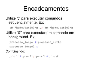 CTRL-Z -> Suspende Execução 