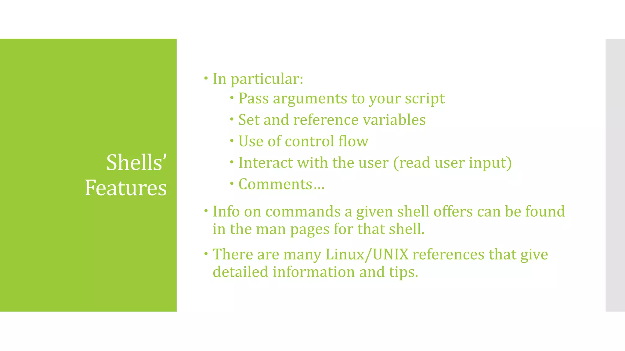 Shell & Shell Script | PPT