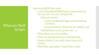 Shell & Shell Script | PPT