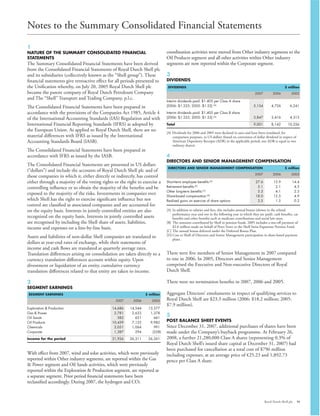 Shell Income Statement Shell 2007 Annual Review | PDF