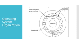 Operating
System
Organization
 