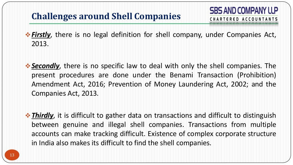 Shell companies