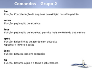 Linux - Shell e Comandos Básicos