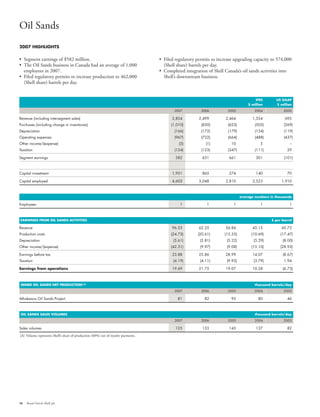 Shell Financial And Operational Information 2003 2007 | PDF