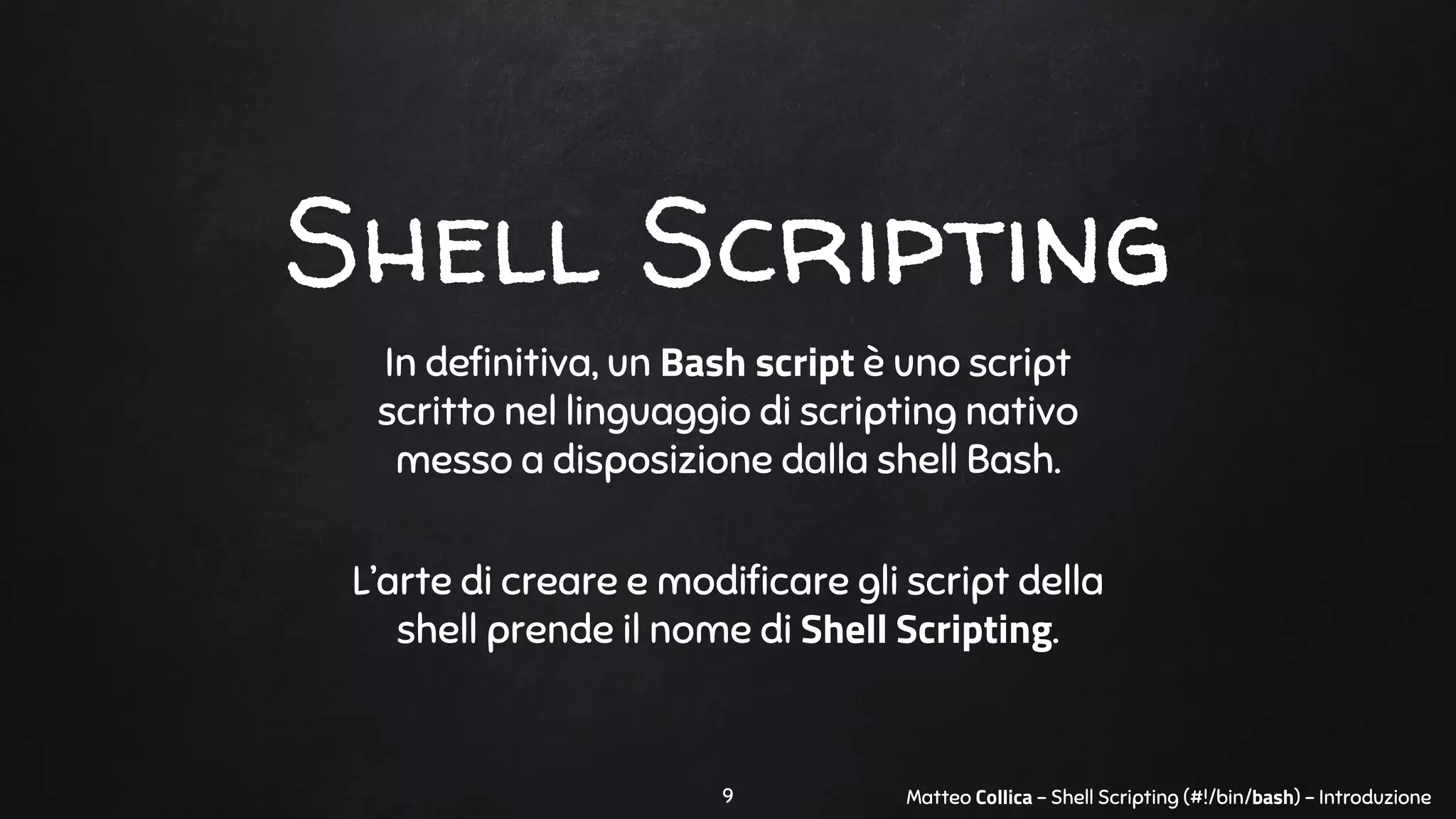 [BASH] Shell Scripting [ITA] | PDF