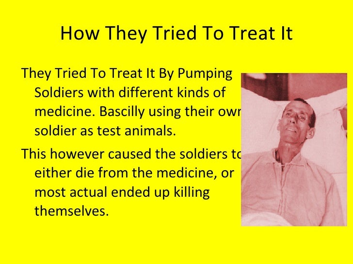 Shell Shock (Post Traumatic Stress Disorder)