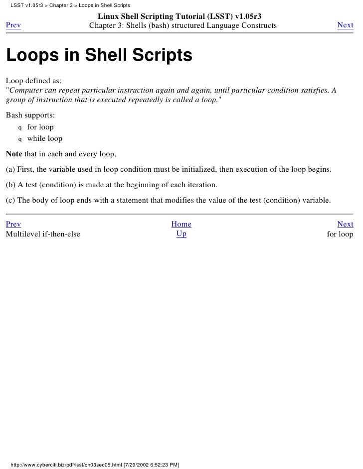how to write scripts linux