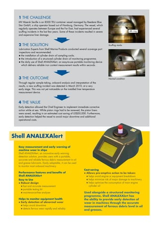 Shell Oil Analysis Kit Shell analex alert 2010 | PDF