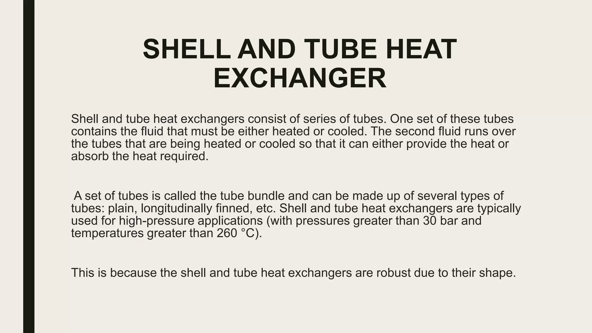 Shell and tube heat exchanger | PPTX