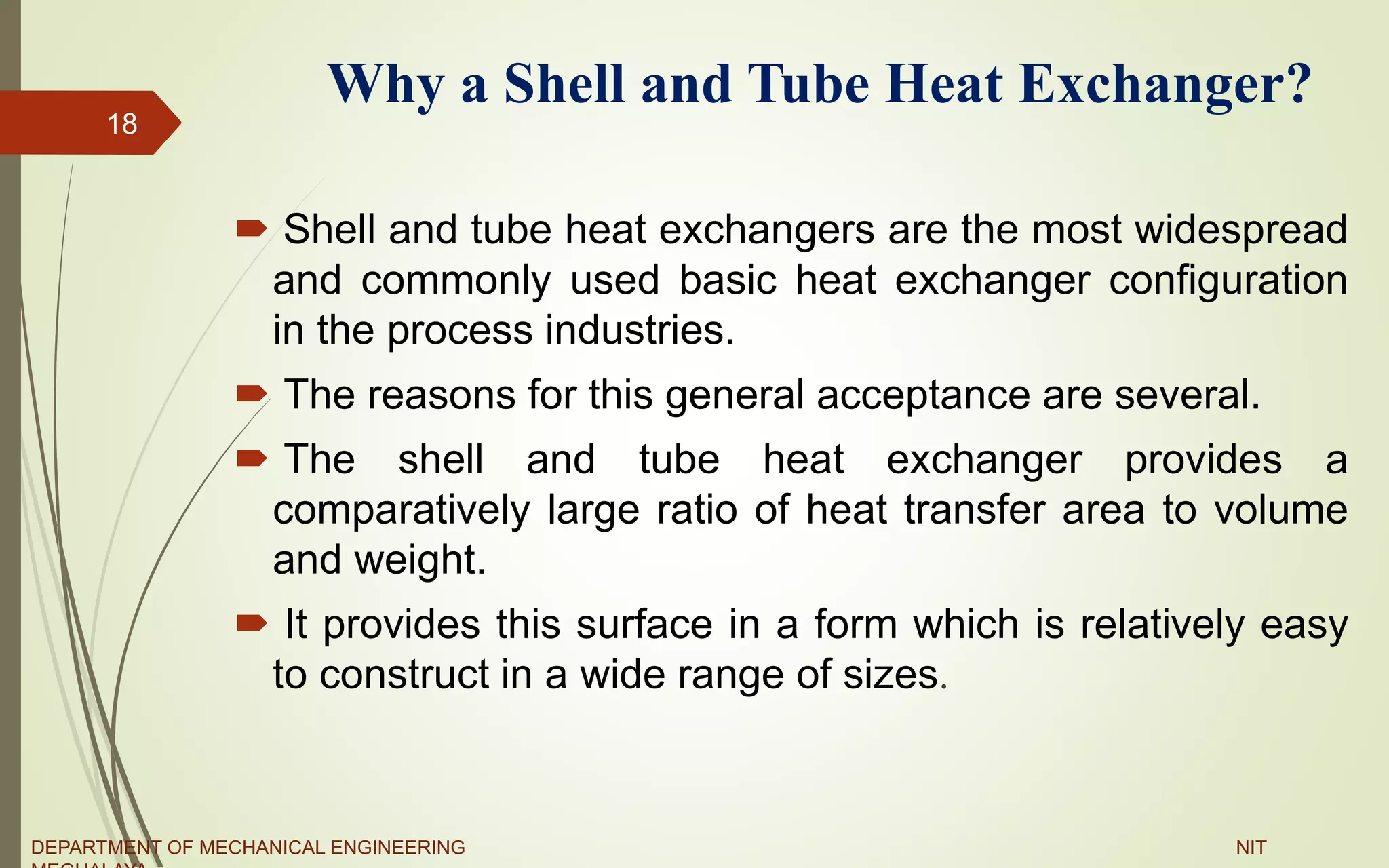 Shell and tube heat exchanger | PPTX