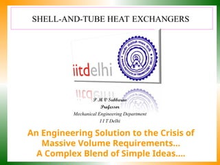 Shell and tube heat exchanger PPT M- III.ppt