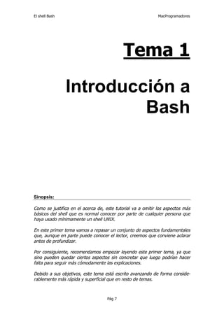Shell bash | PDF