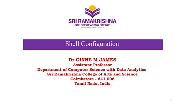 Understanding Shell Configuration in Linux | PPTX