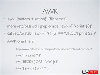 UNIX SHELL IN DBA EVERYDAY | PDF
