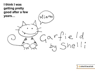 I think I was 
getting pretty 
good after a few 
years… 
 