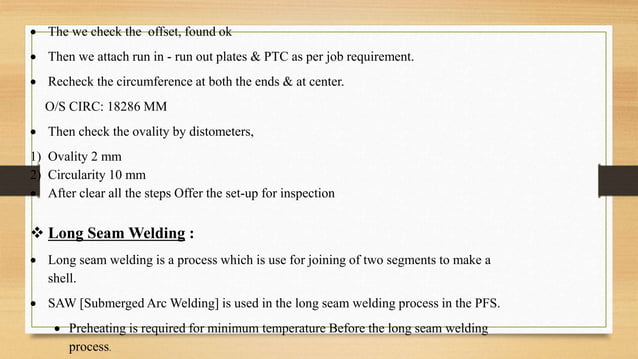 Shell fabrication.pptx | Manufacturing Industry | Industries