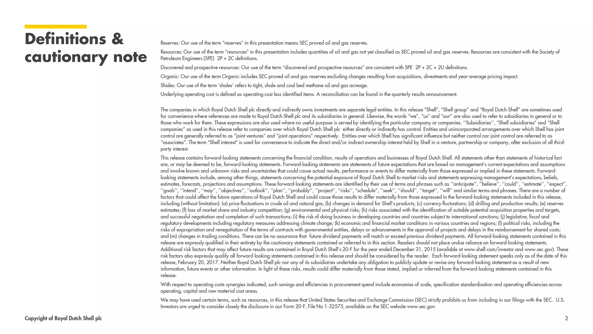 Shell LNG Outlook - February 2017 | PPTX