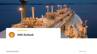 Copyright of Royal Dutch Shell plc
LNG Outlook
1
 