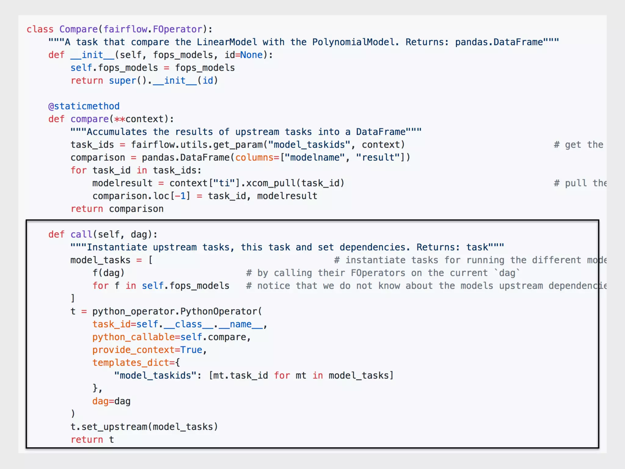 Conﬁguring complex ML
workﬂows… functionally
 