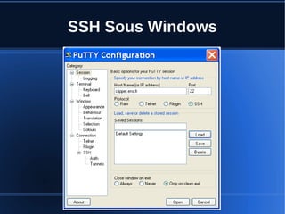 SSH Sous Windows
 