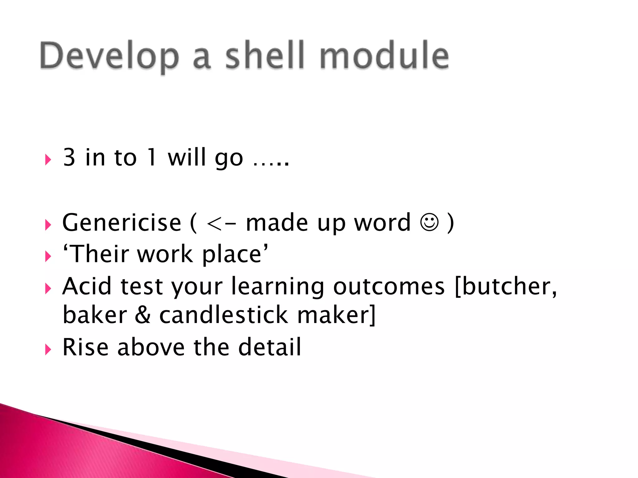 Shell Modules | PPT