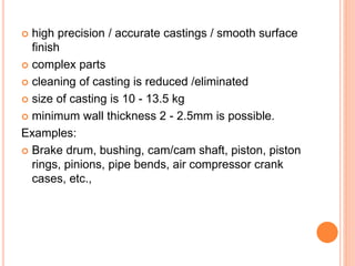 Shell moulding process | PPT