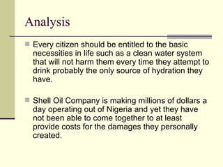 shell oil in nigeria case study