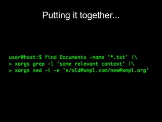 Putting it together...

 