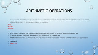 Shell programming | PPT
