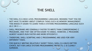 Shell programming | PPT