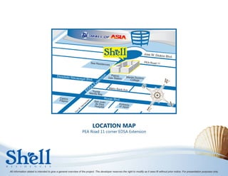 Shell Tower Map Philippine Shell Residences | PDF