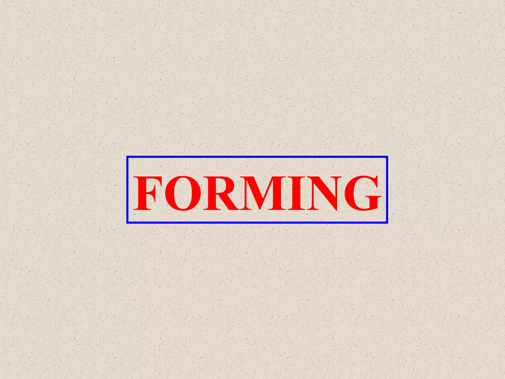FORMING

 