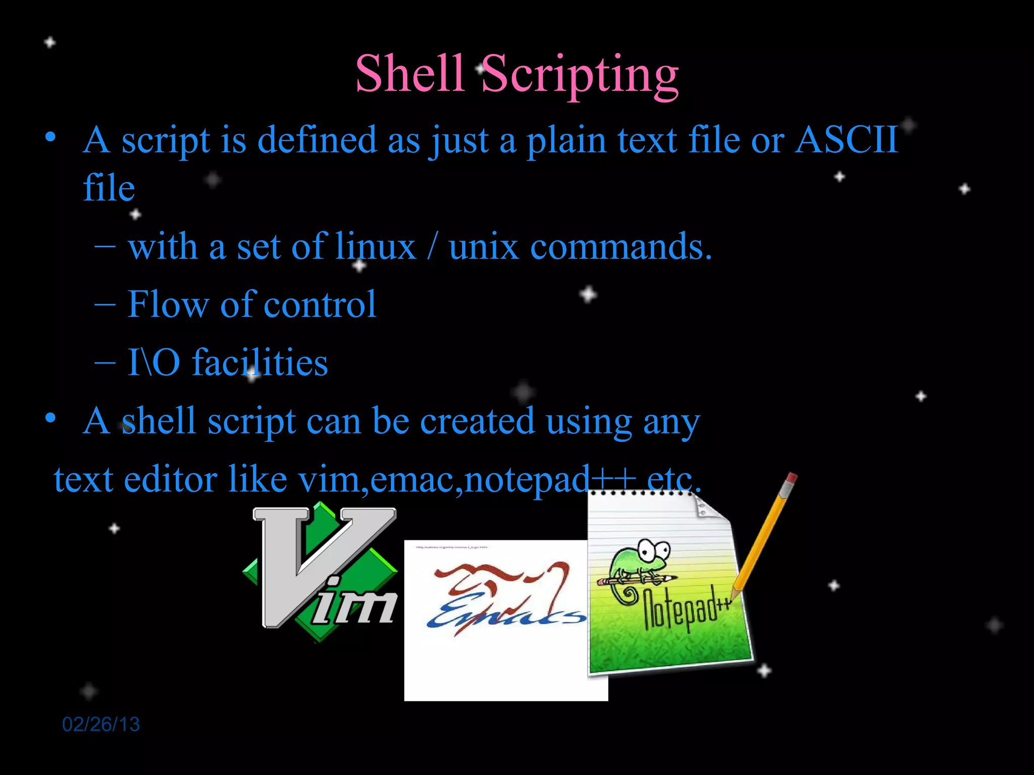 Shell Scripting in Linux | PPT