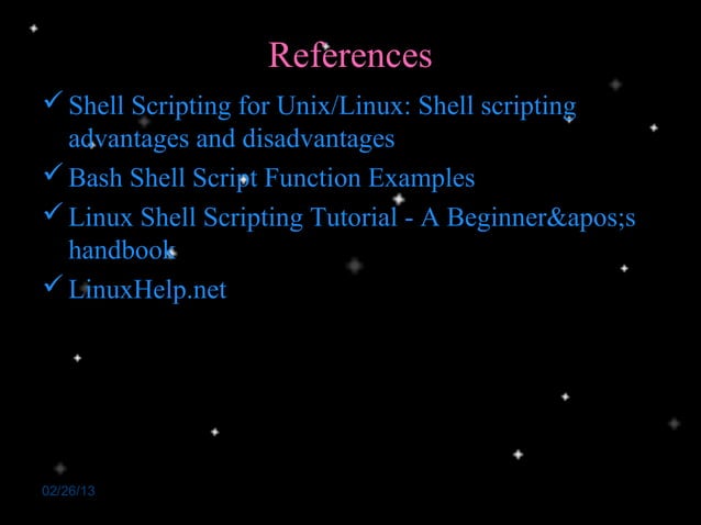 Shell Scripting in Linux | PPT