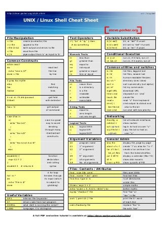 Shellscripcheatsheet