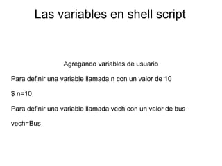 Shell script en linux | PDF