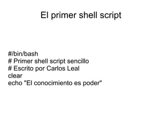 Shell script en linux | PDF