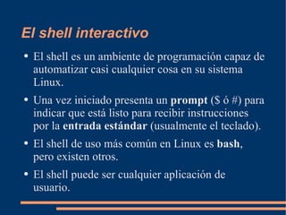 Taller de Shell Scripting | ODP