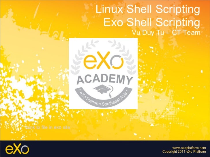 Linux Shell Scripting Sample Resume Linux Shell Scripting Sample Resume