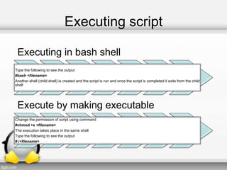 Shell scripting | PPTX