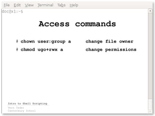 Intro to Linux Shell Scripting | PPT