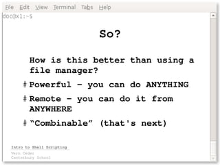 Intro to Linux Shell Scripting | PDF