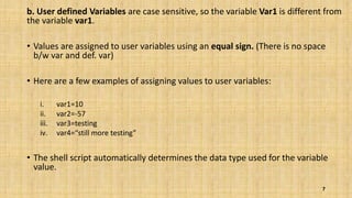 Shell scripting - Basic (PART -1) | PPT